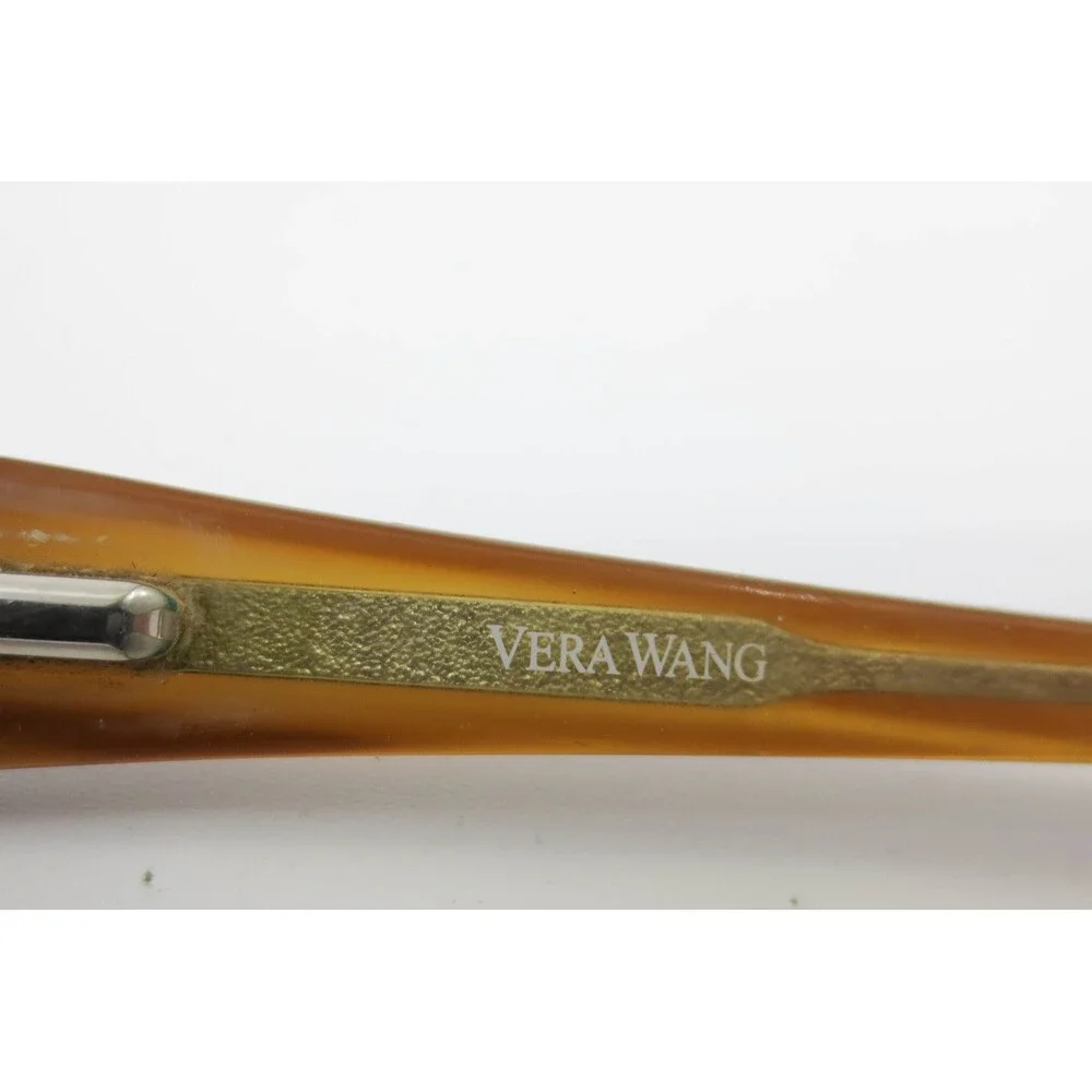 Vera Wang V149 TA Tortoise Brown Oval Eyeglass Frames 52-16-135 Womens Designer